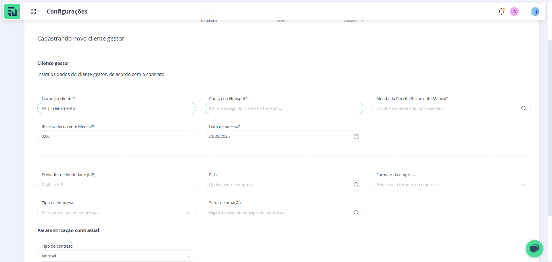 Step #3: Clique em "Código do Hubspot"