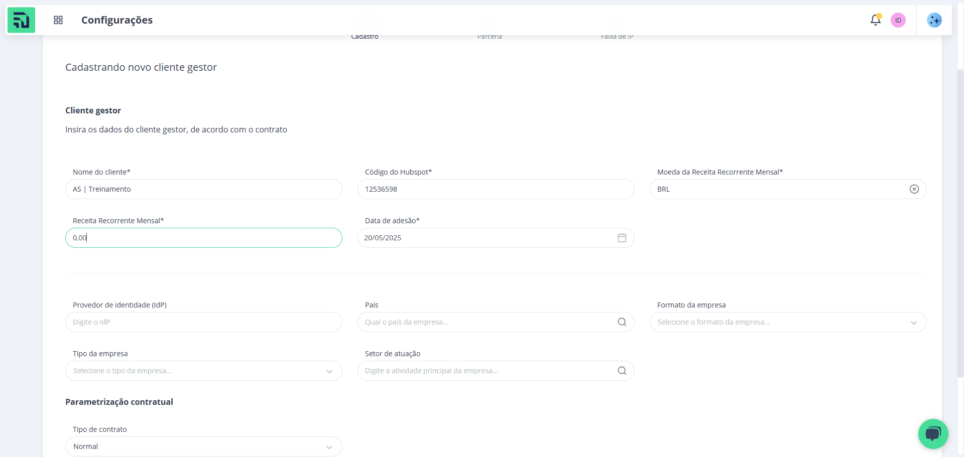 Step #5: Informe o valor do MRR: