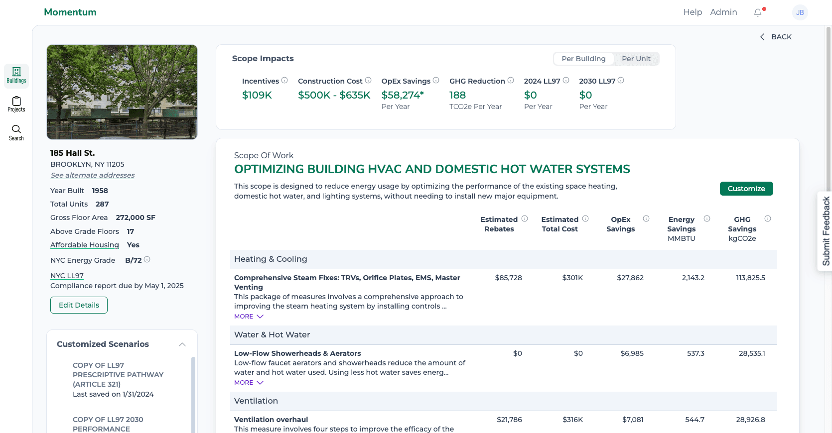 Step #7: View building's page
