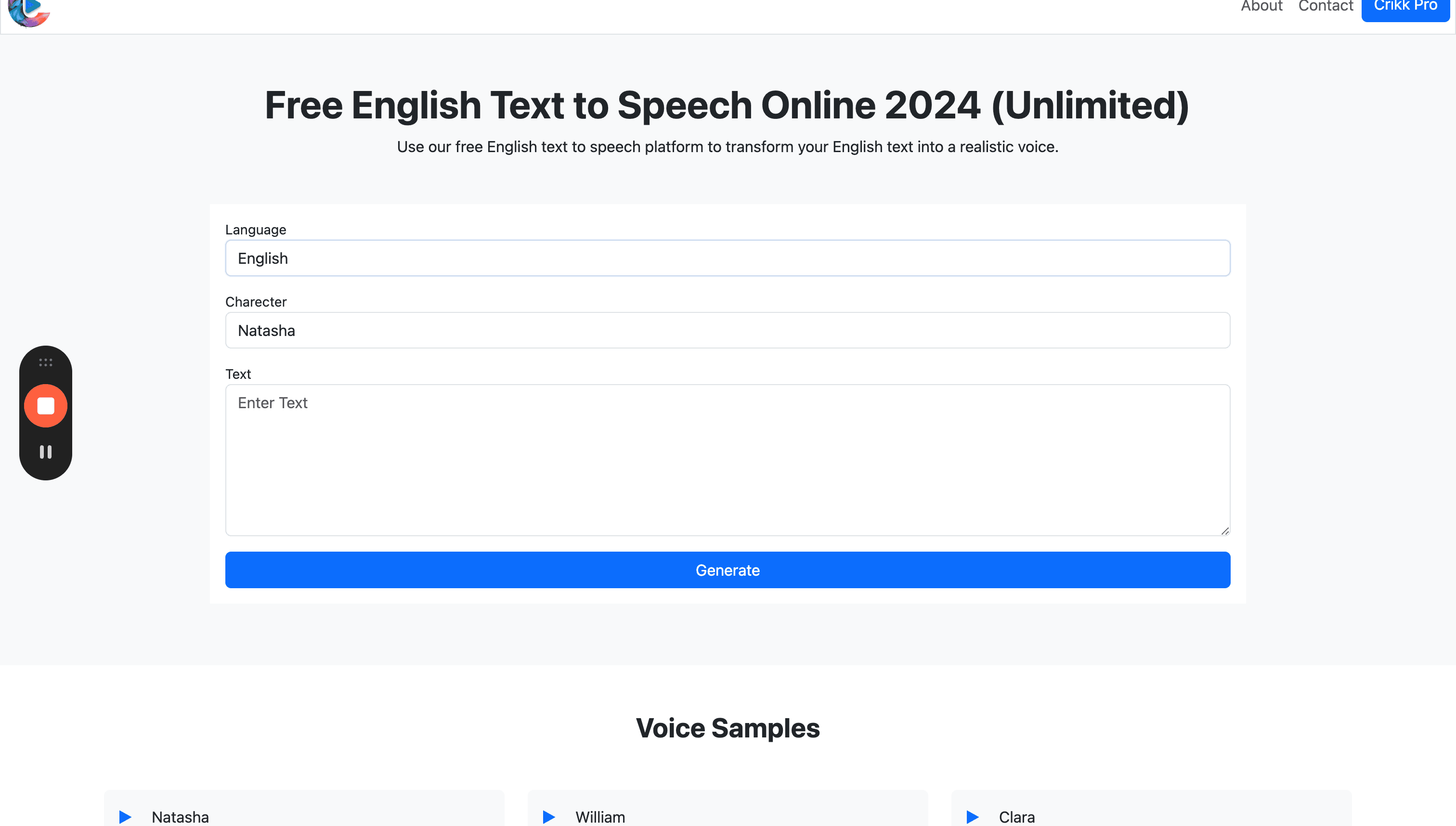 Step #2: You can change language from here, the default language is english