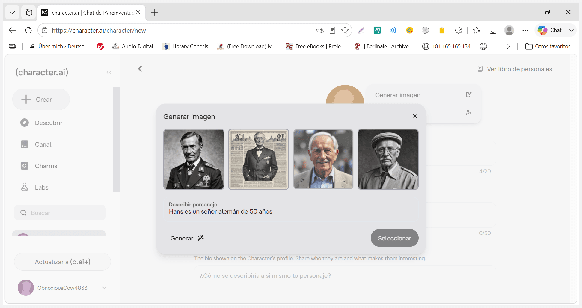 Step #9: Elige la imagen que más te guste entre las opciones brindadas y haz clic en Seleccionar.