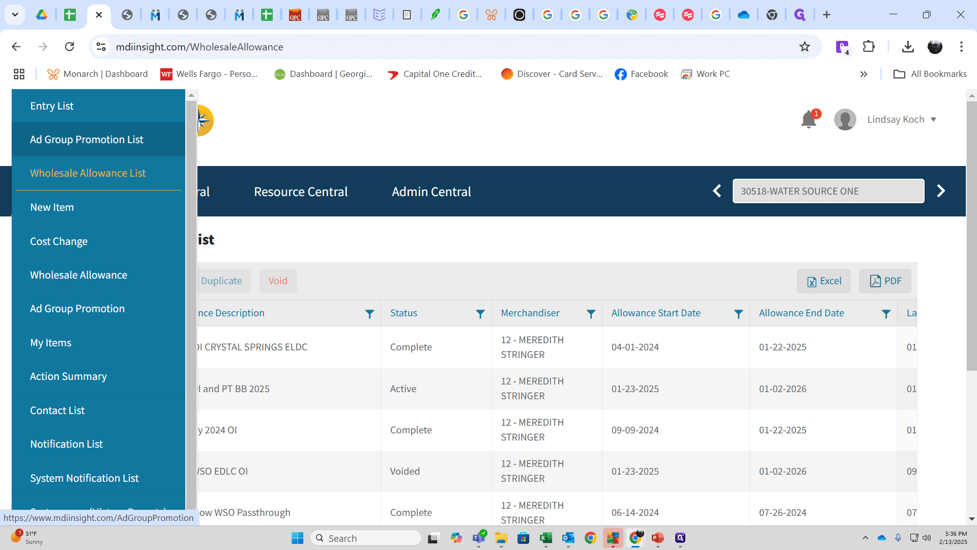 Step #5: To see Ad Group Promos lists, Click on "Ad Group Promotion List"