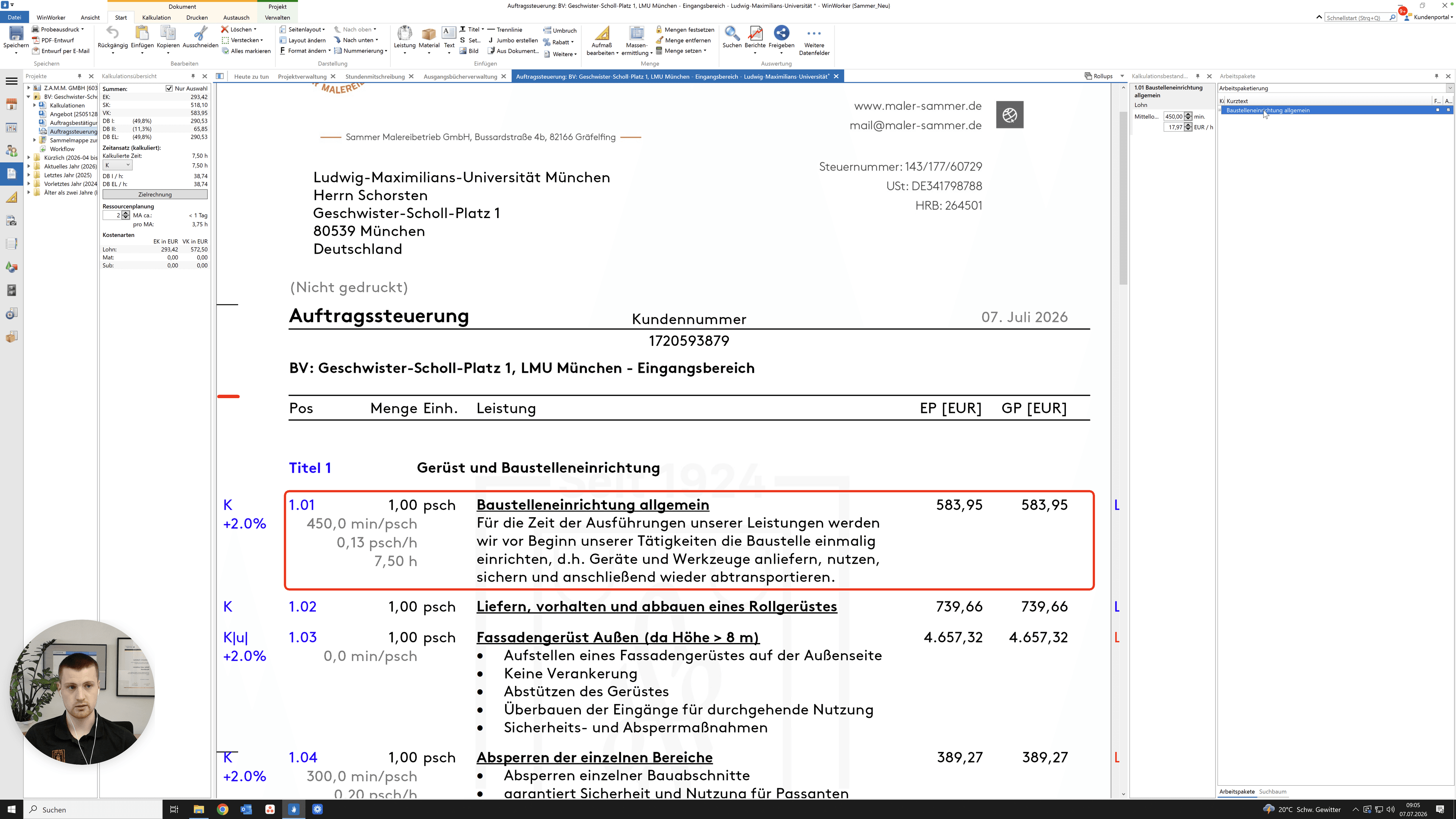 Step #5: Doppelklicken Sie auf das neu erstellte Arbeitspaket, um es anzupassen.
