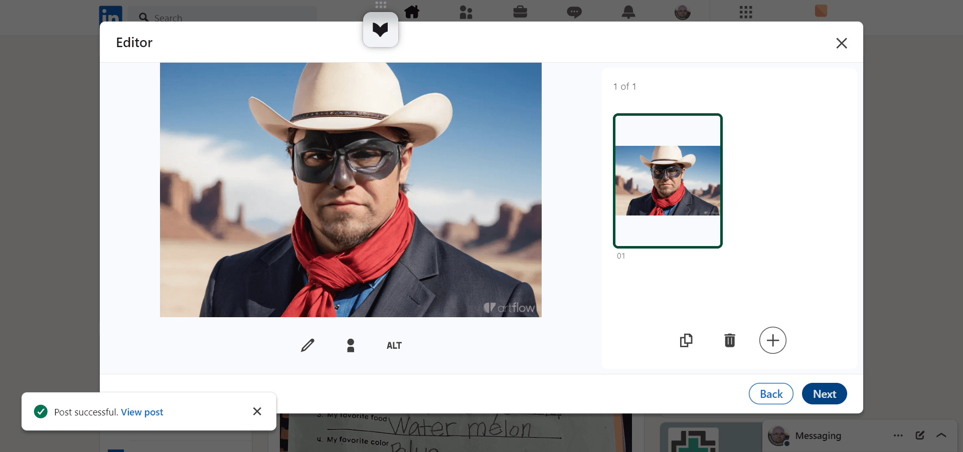 Step #5: Click here