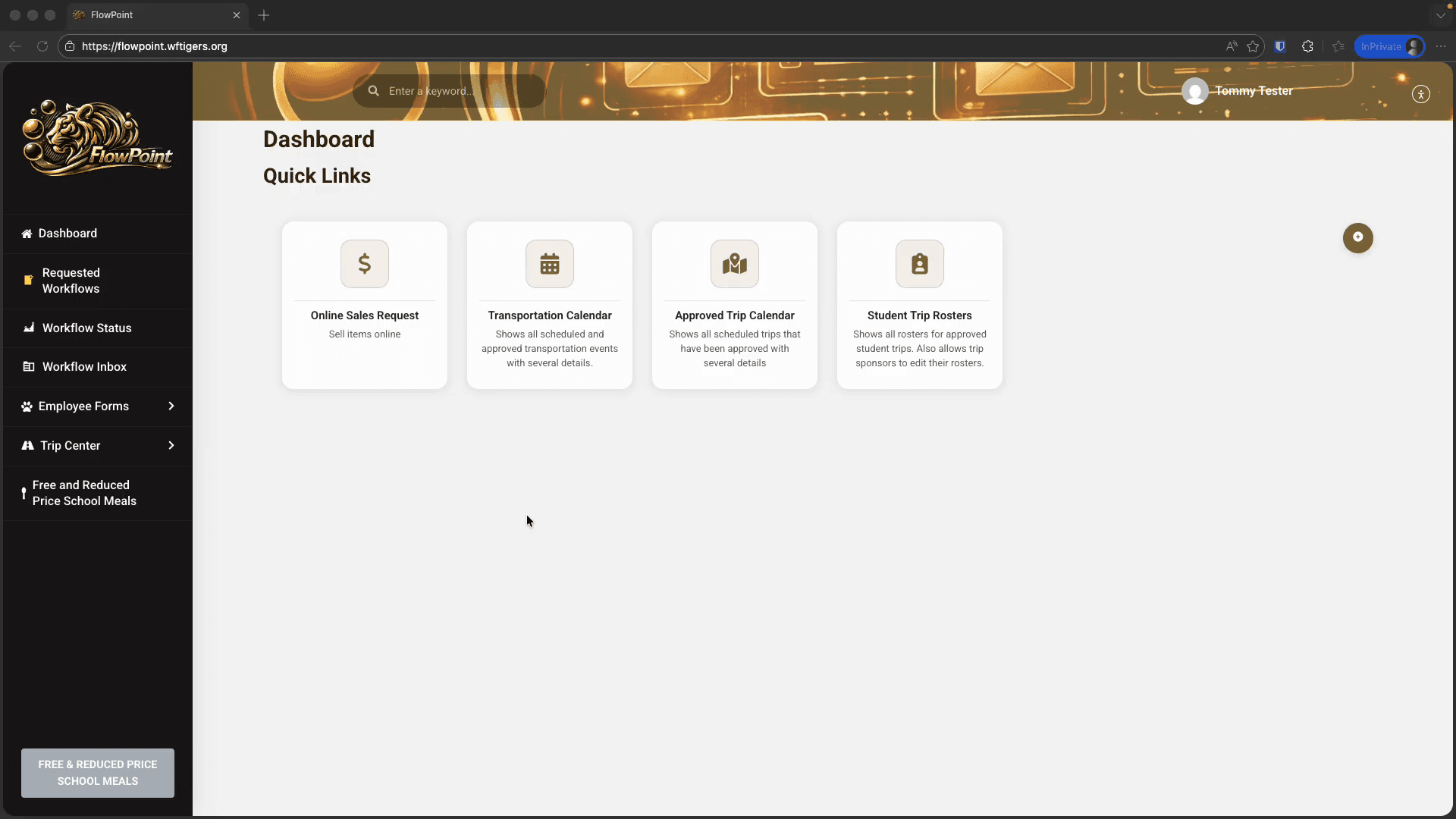 Step #1: Click on Employee Forms on the left sidebar.
