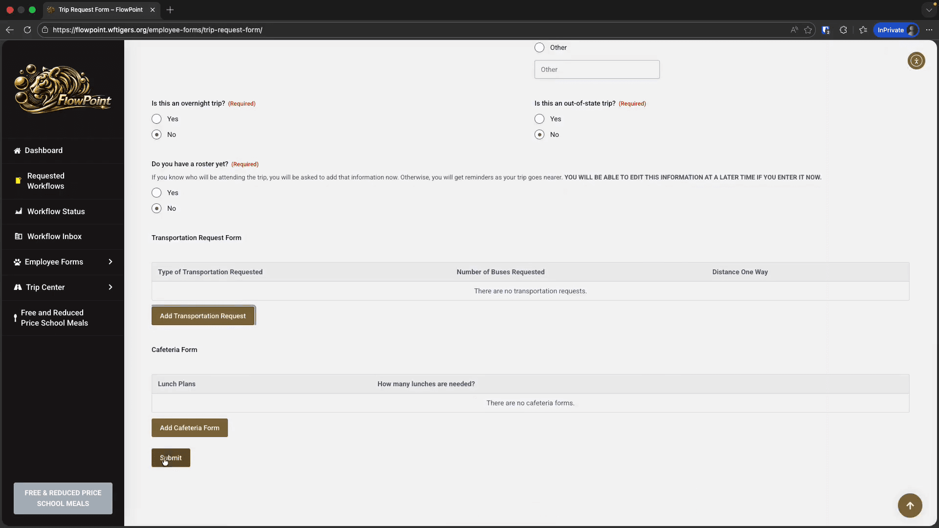 Step #19: Click the "Submit" button.