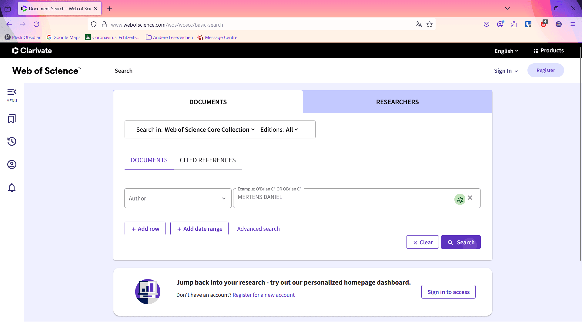 Step #6: Click on "Q Search"