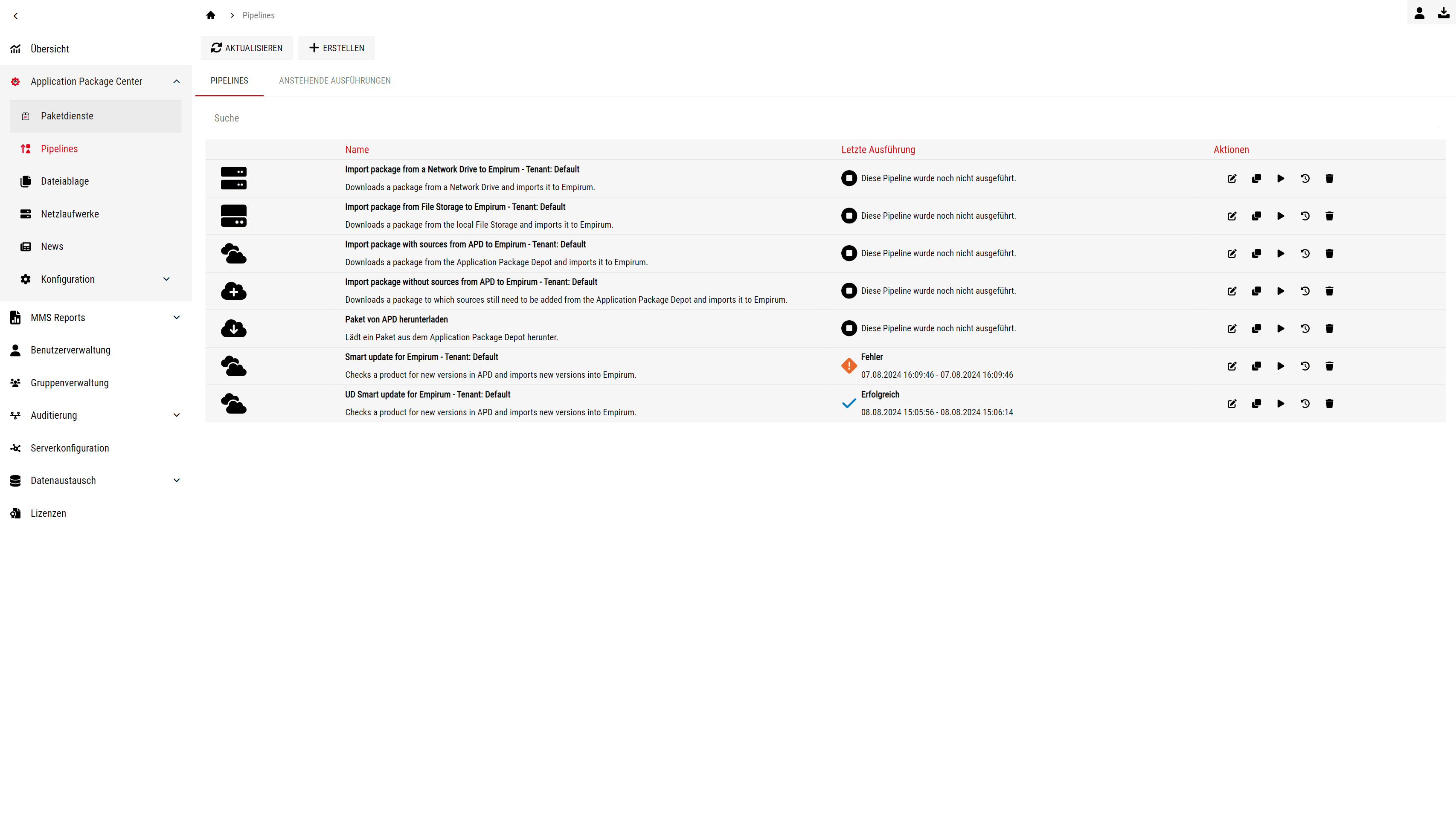 Step #16: Klicken Sie auf "Application"