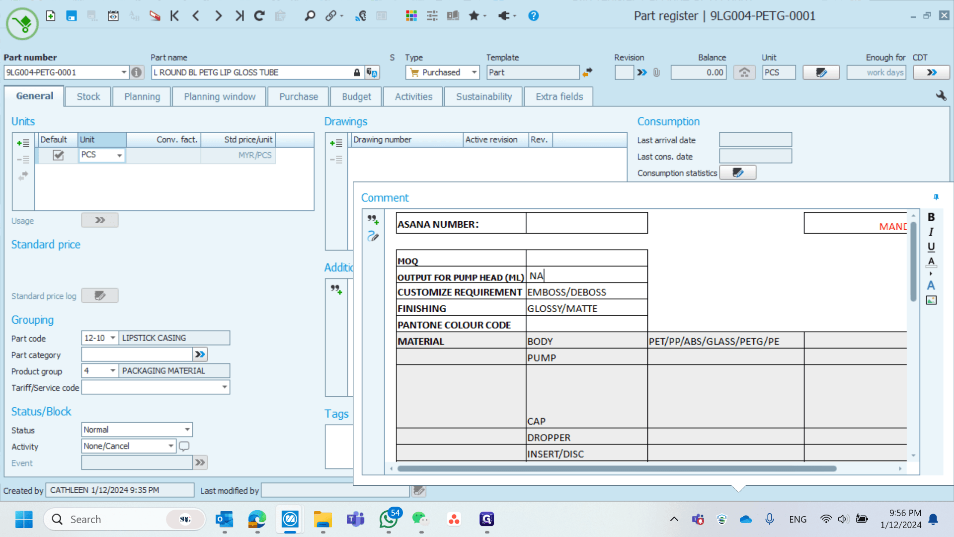 Step #3: Indicate “NA” for the following fields: