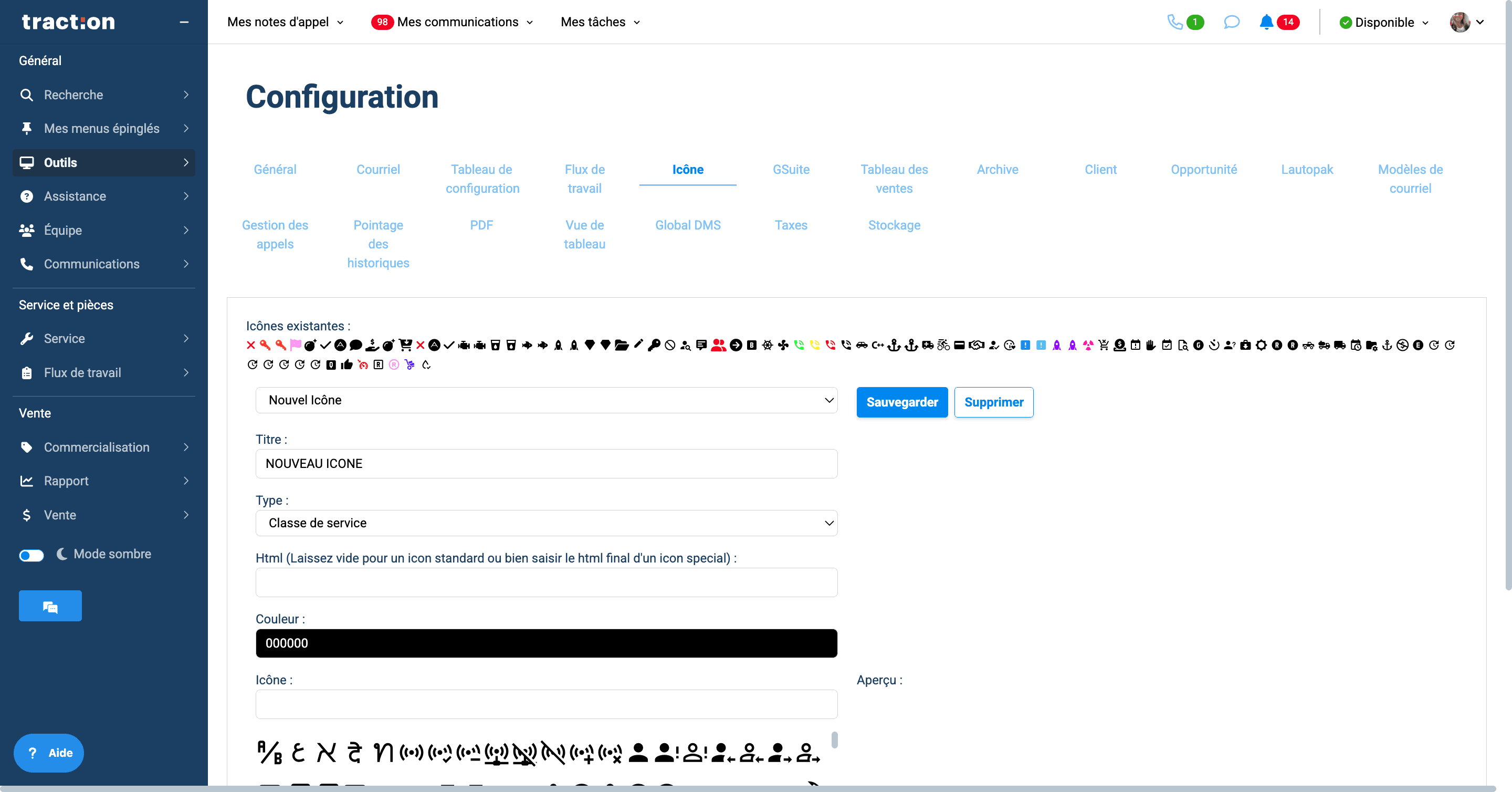 Step #5: Choisir le type de classe