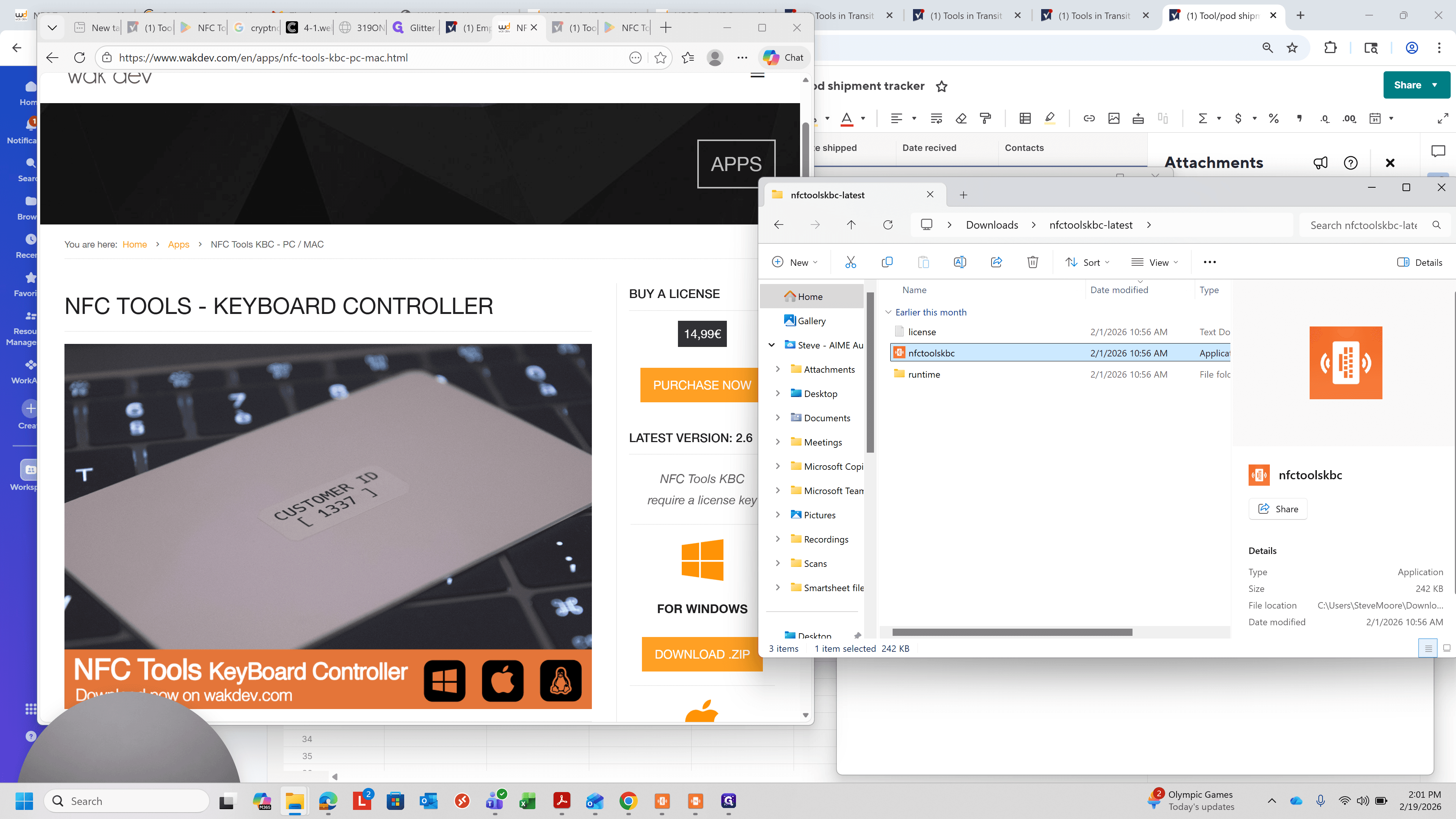 Step #7: Double-click on "nfctoolskbc"