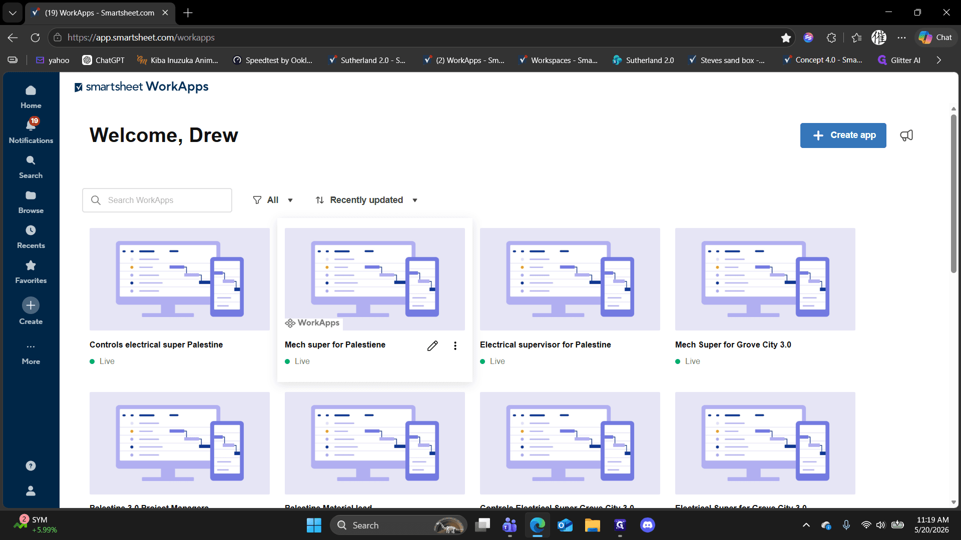 Step #3: Click the Mechanical supervisor card to launch your workspace.