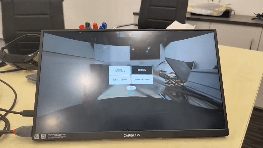 Step #4: Select System Setup to open advanced camera configurations.