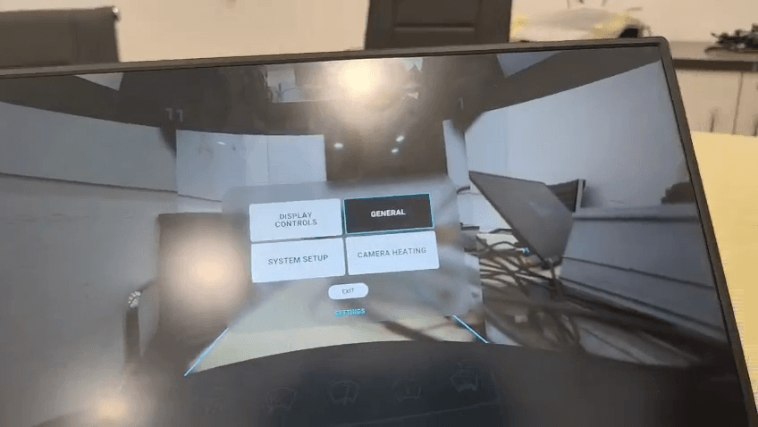 Step #2: Use the joystick to navigate through the menu options.