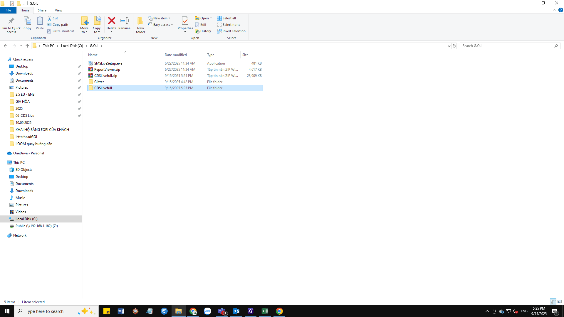 Step #14: Double-click on "CDSLivefull"