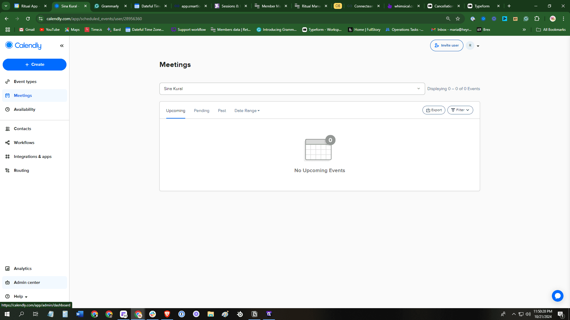 Step #5: Click on "Admin Center"