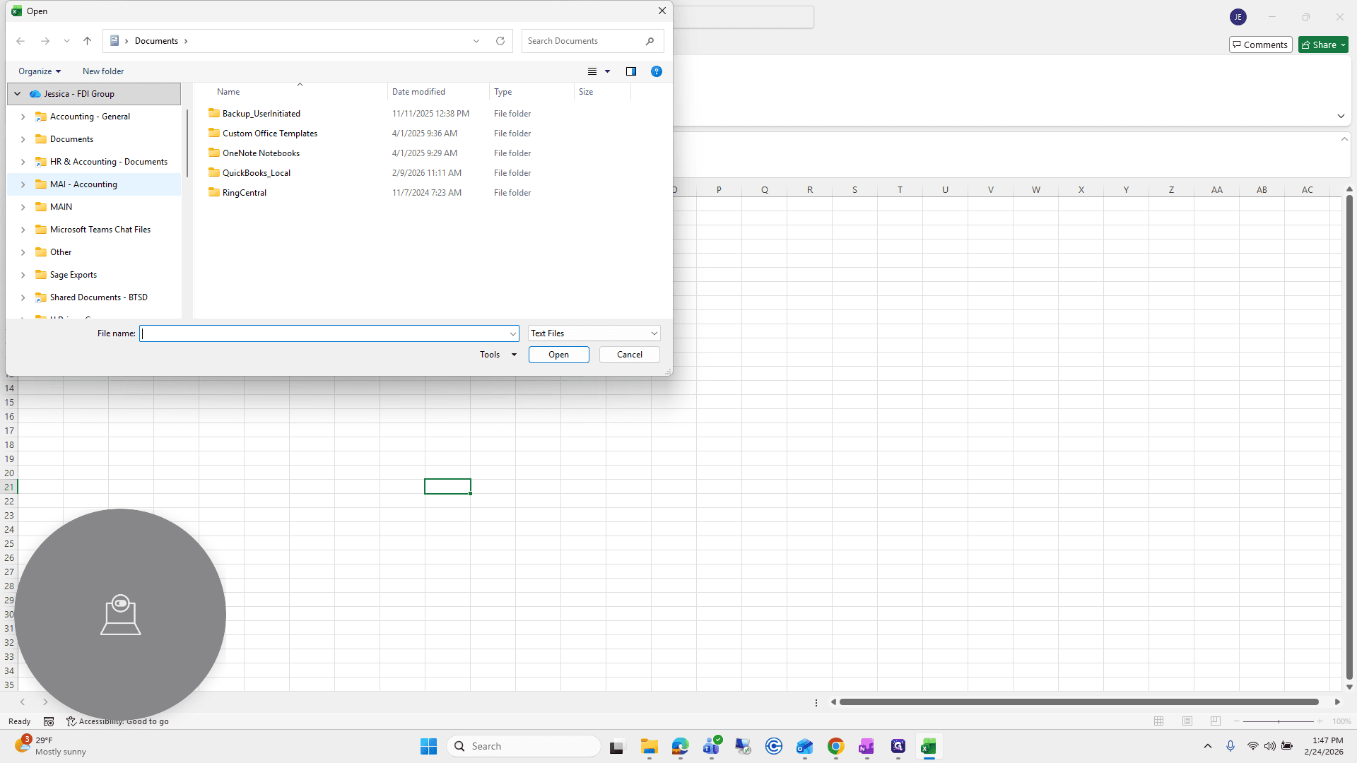 Step #14: Click on "MAI - Accounting"