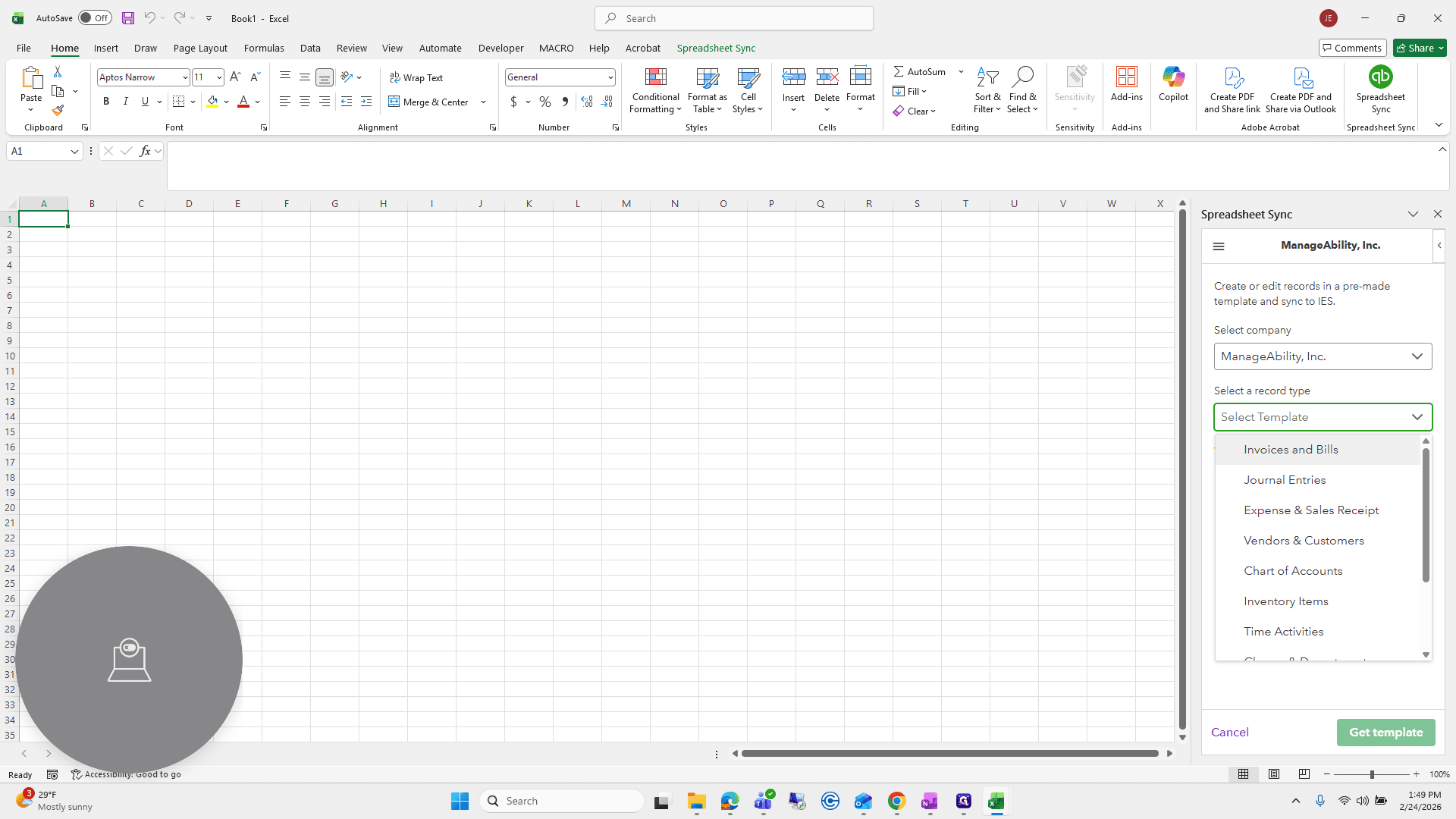 Step #30: Click on "Invoices and Bills"