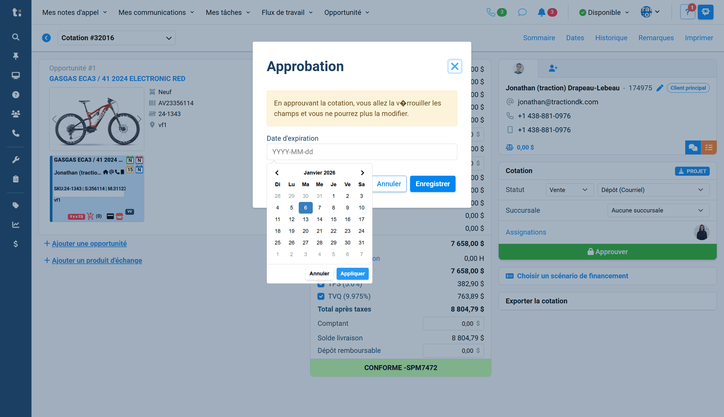 Step #7: Cliquer sur le bouton bleu Appliquer
