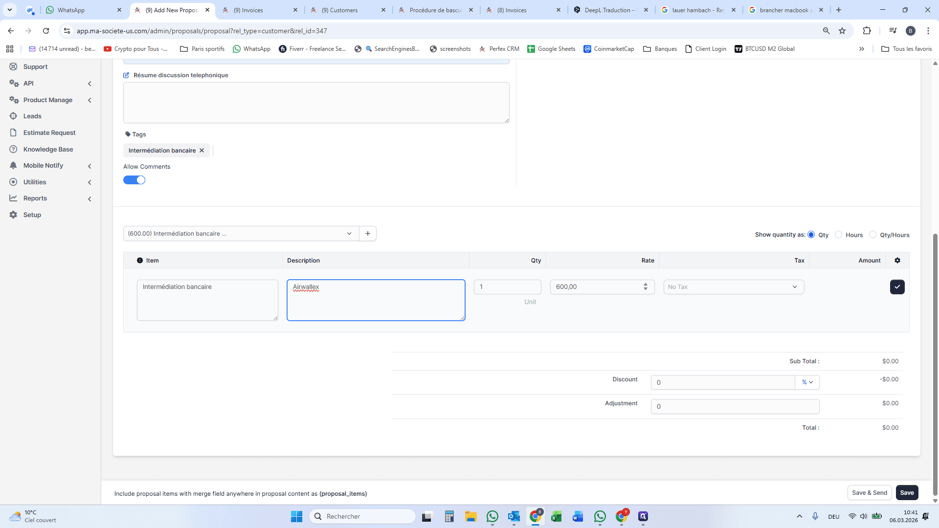 Step #11: Indiquer le prix