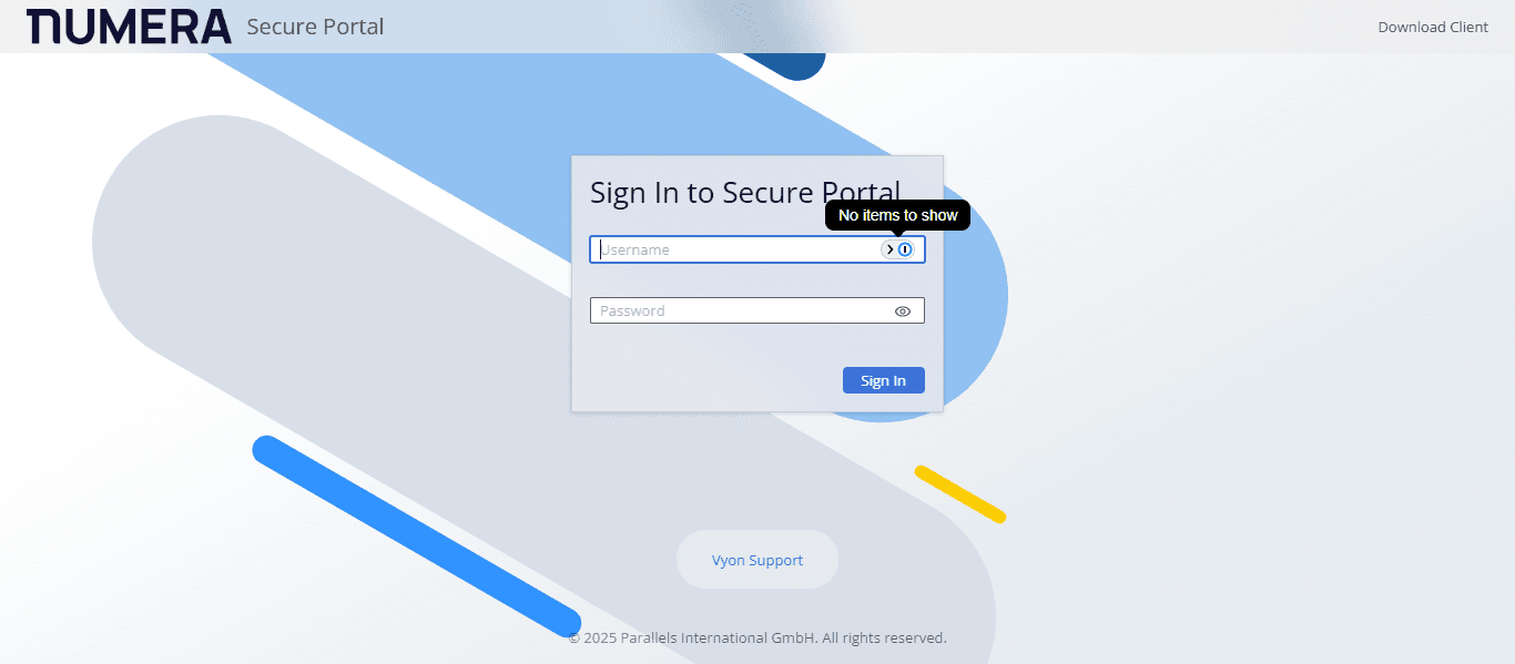Step #2: Click on "Username" and type the username