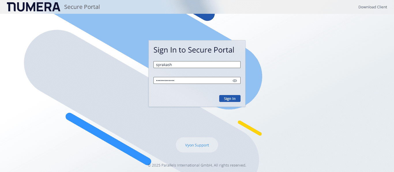 Step #4: Click on "Sign In"