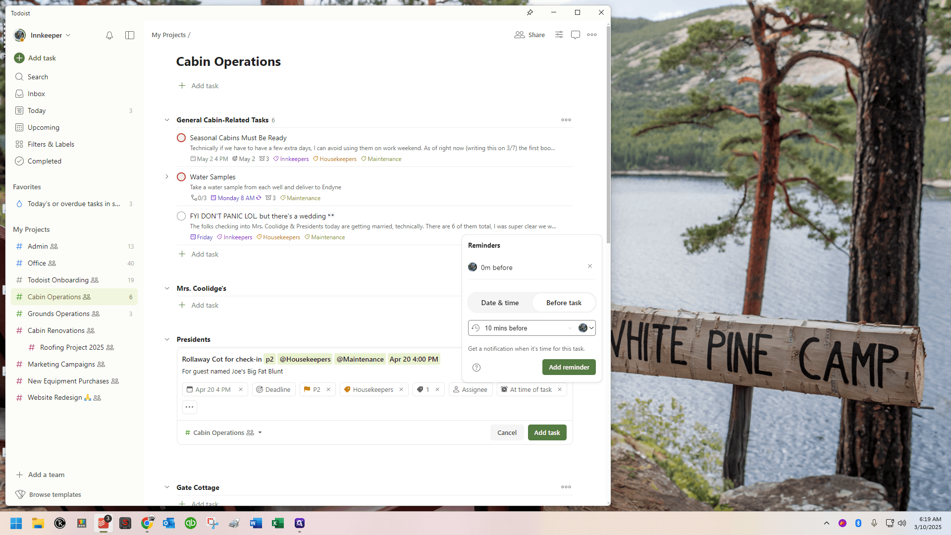 Step #86: Click on "Om before"