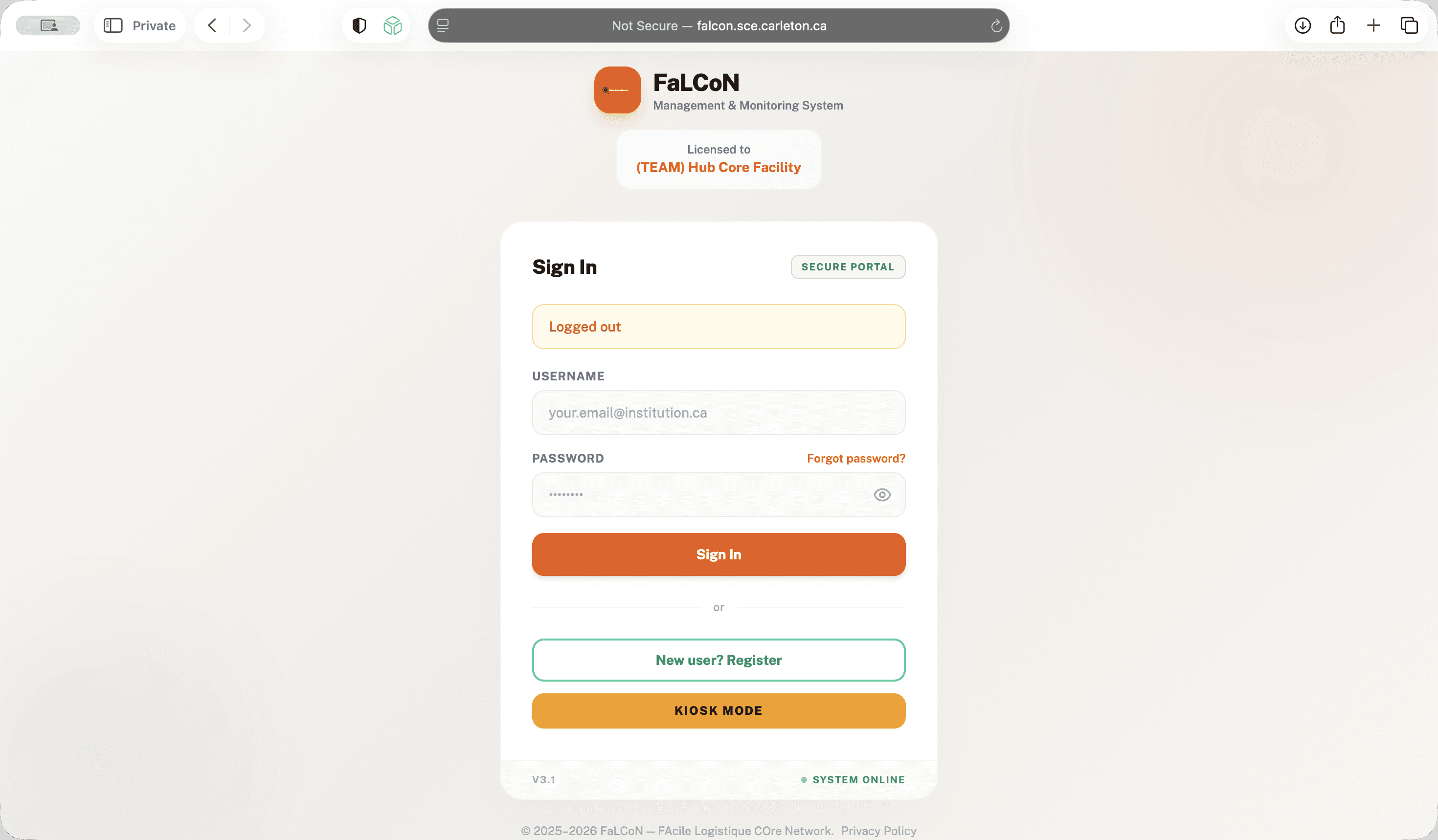 Step #34: Click on "KIOSK MODE"
