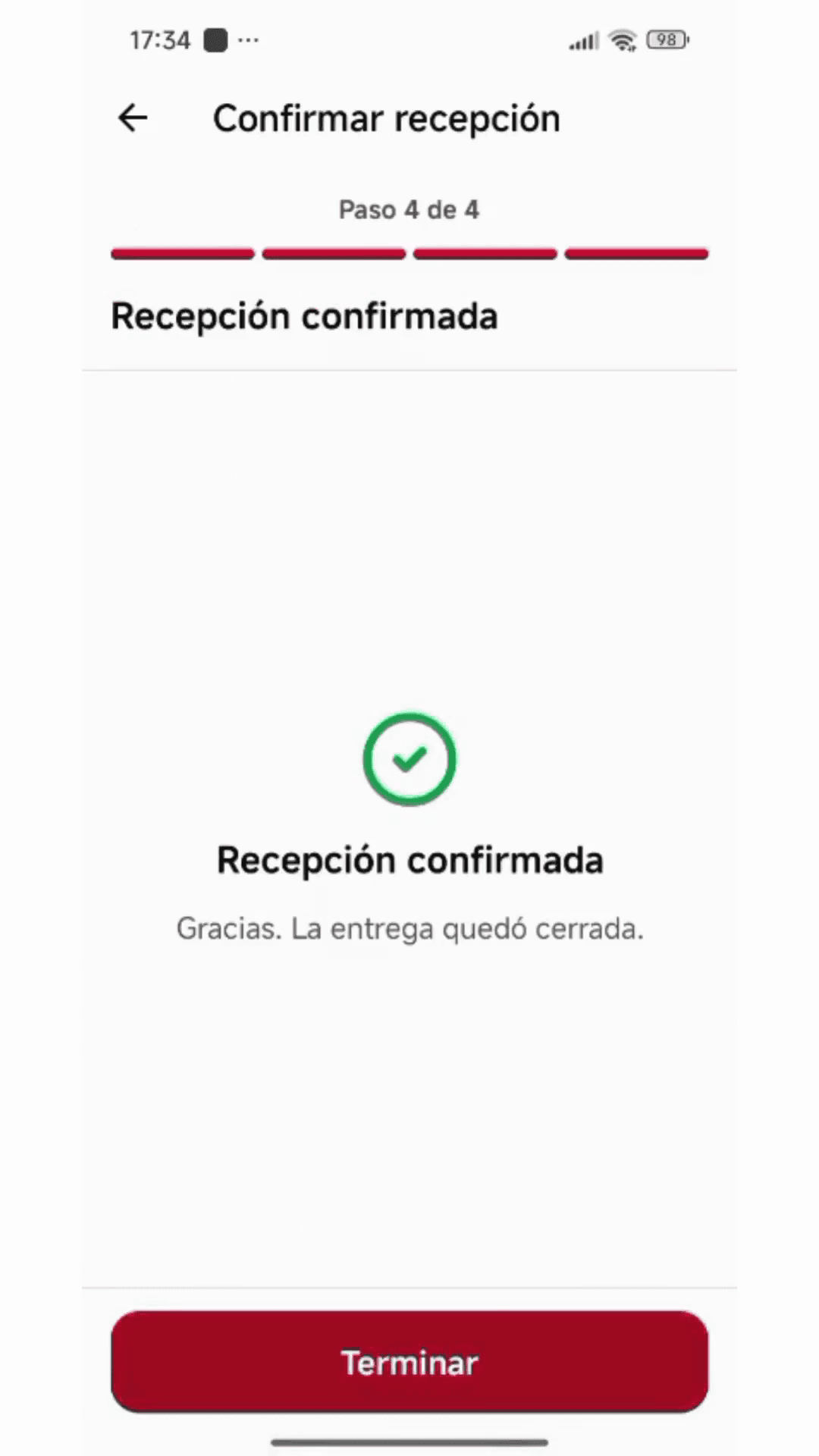 Step #11: Haz clic en el botón Terminar para concluir el flujo completo.