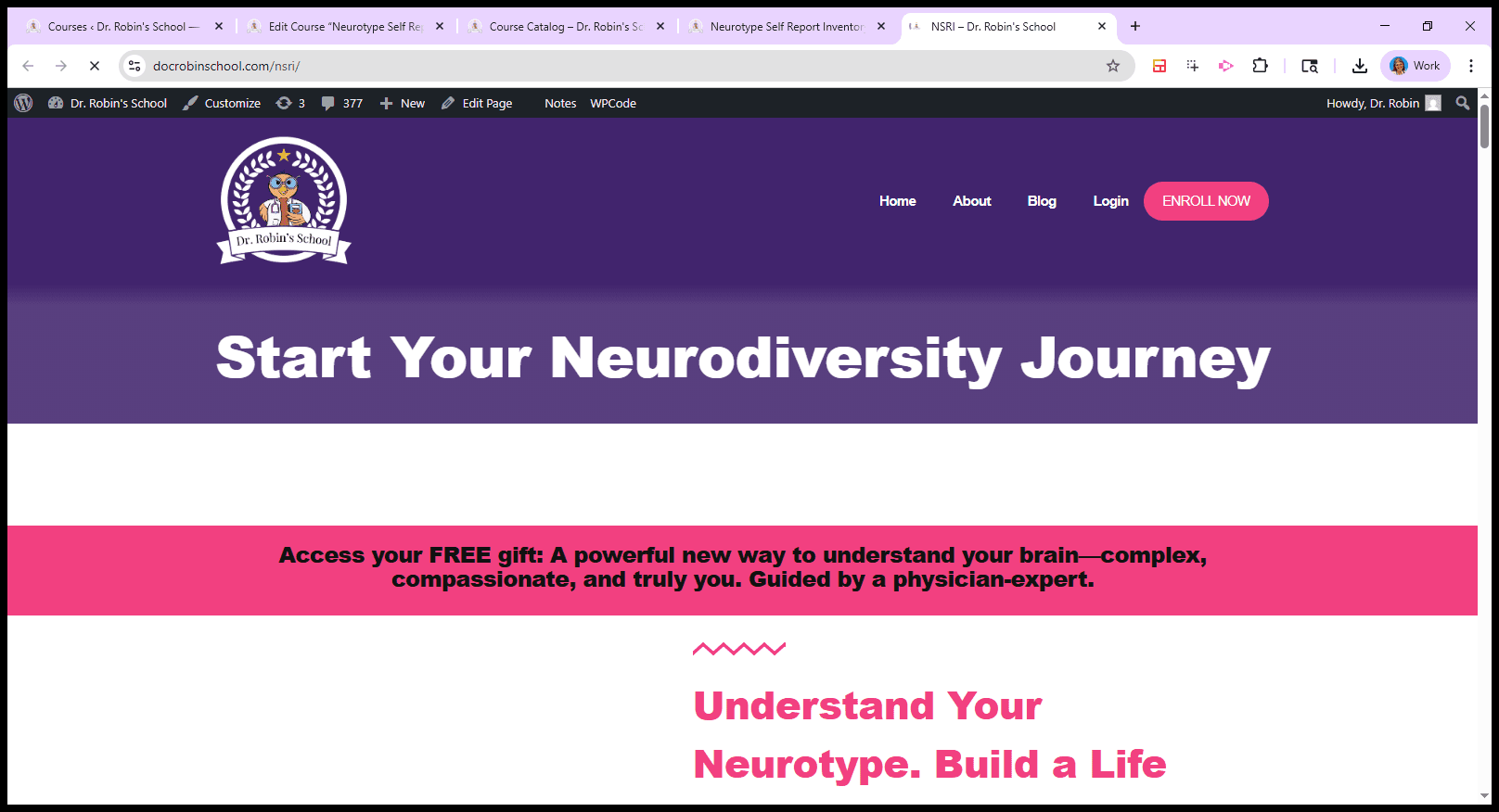 Step #17: Double-click on "NSRI - Dr. Robin's School"