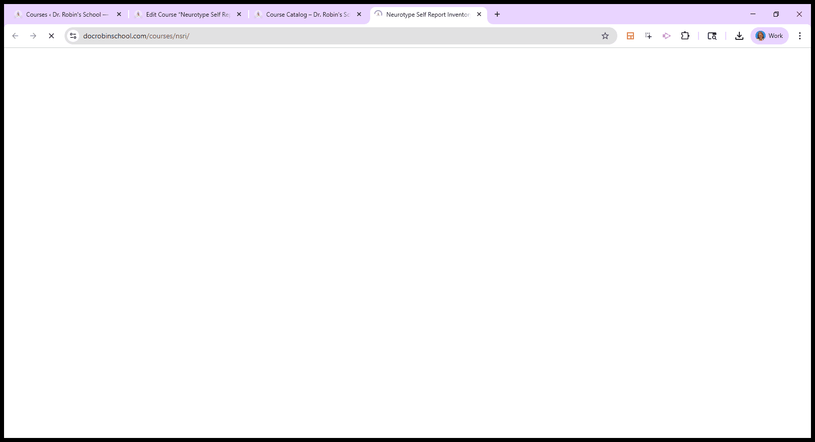 Step #5: Click on "Neurotype Self Report Inventor"