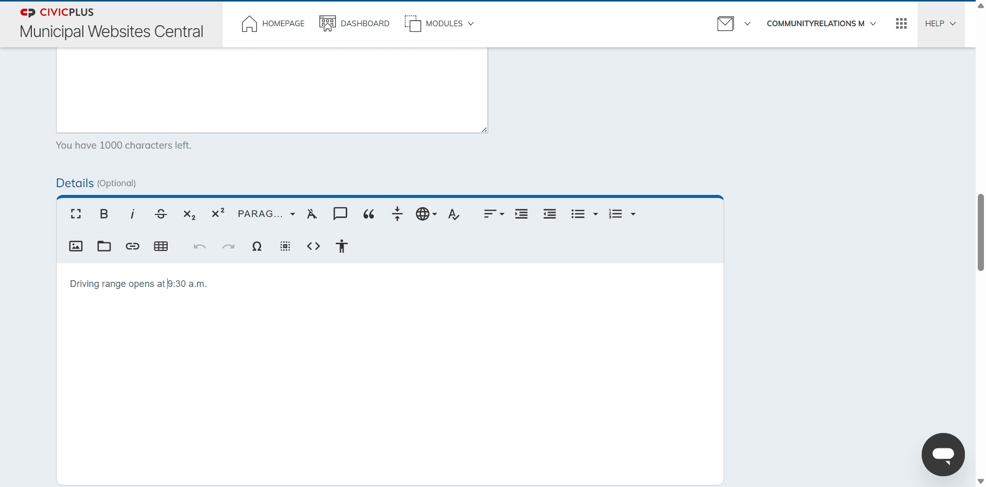 Step #19: Change the description