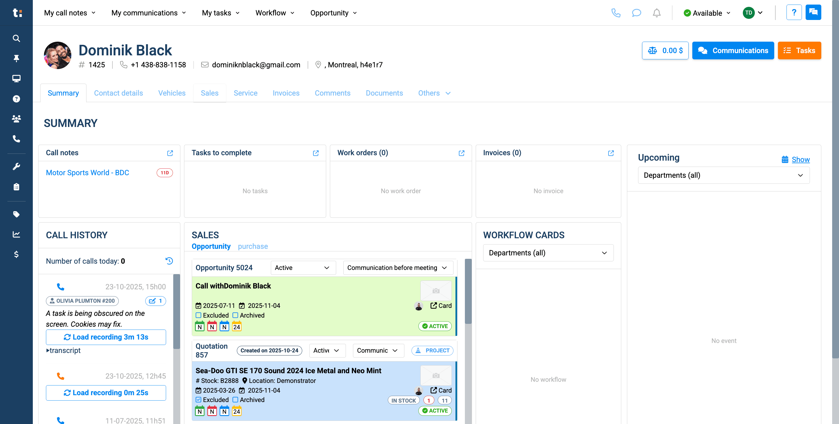 Step #4: Another way to exclude a card is by going to your Sales tab.