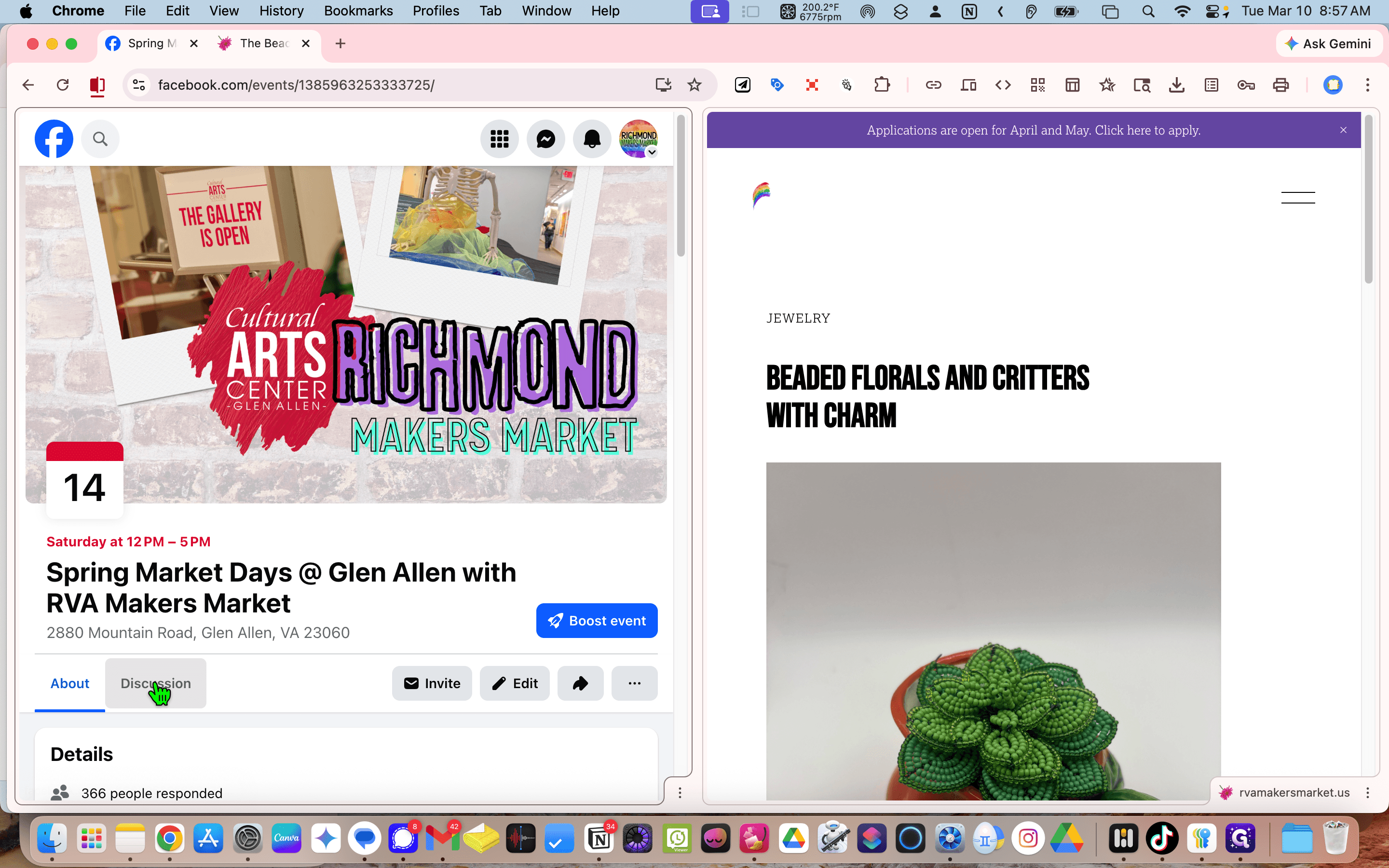 Step #9: Click on "Discussion"