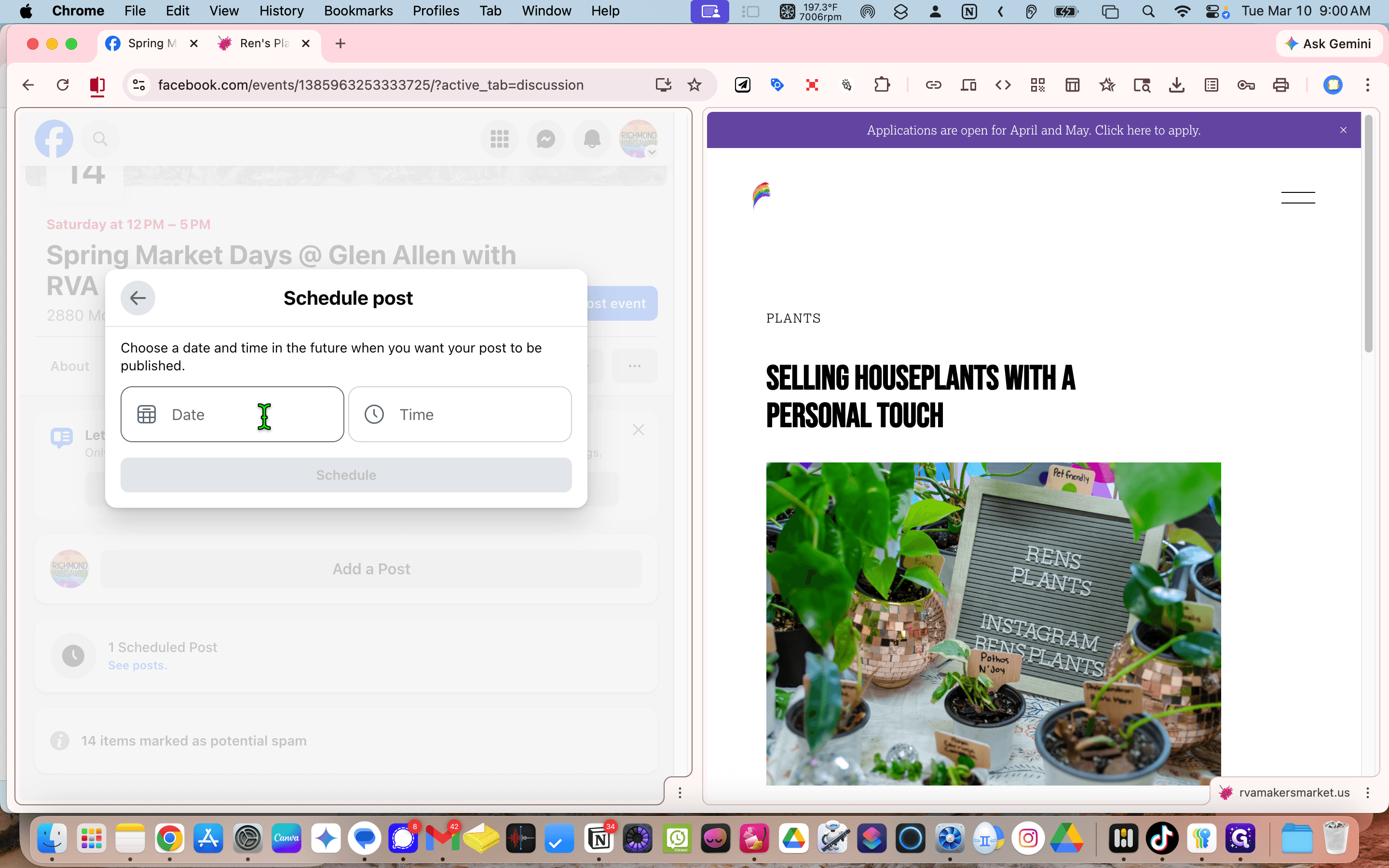 Step #47: Click on the date box