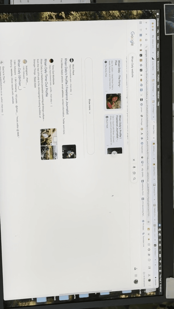 Step #139: Click on the 'Rhian Daly's Profile | Freelance Journalist' link.