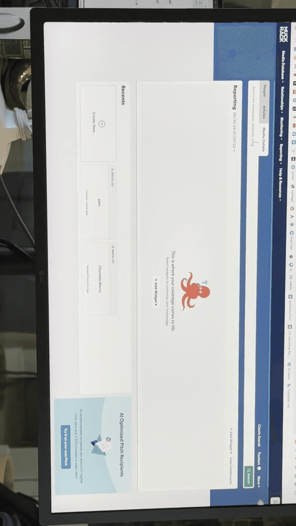 Step #256: Click the "Custom" option in the "New" dropdown menu.