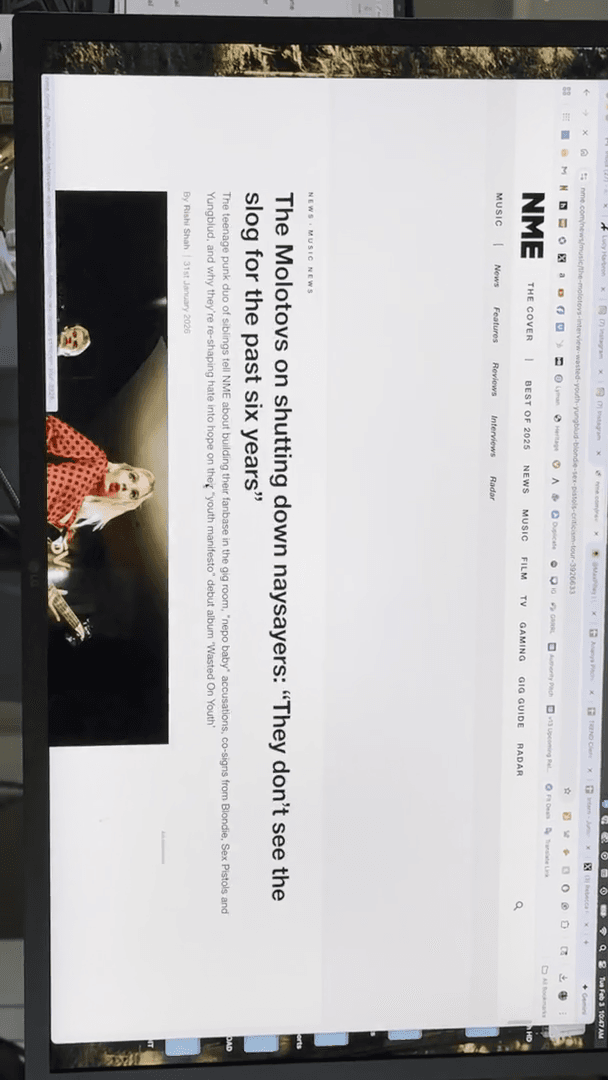 Step #115: Click on the article titled 'The Molotovs on shutting down naysayers...'.