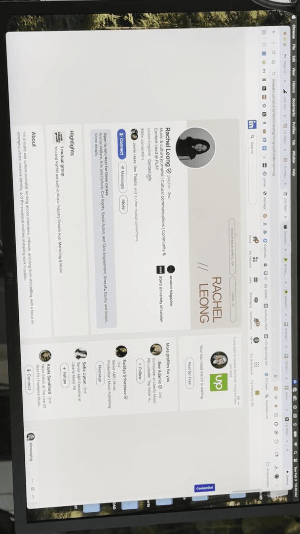 Step #161: Click on Contact info.