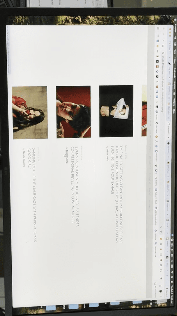 Step #149: Click on the article titled "EVAN HONIG'S 'MILL' IS A TENDER CONFESSIONAL, REVELING IN LOST MEMORIES".