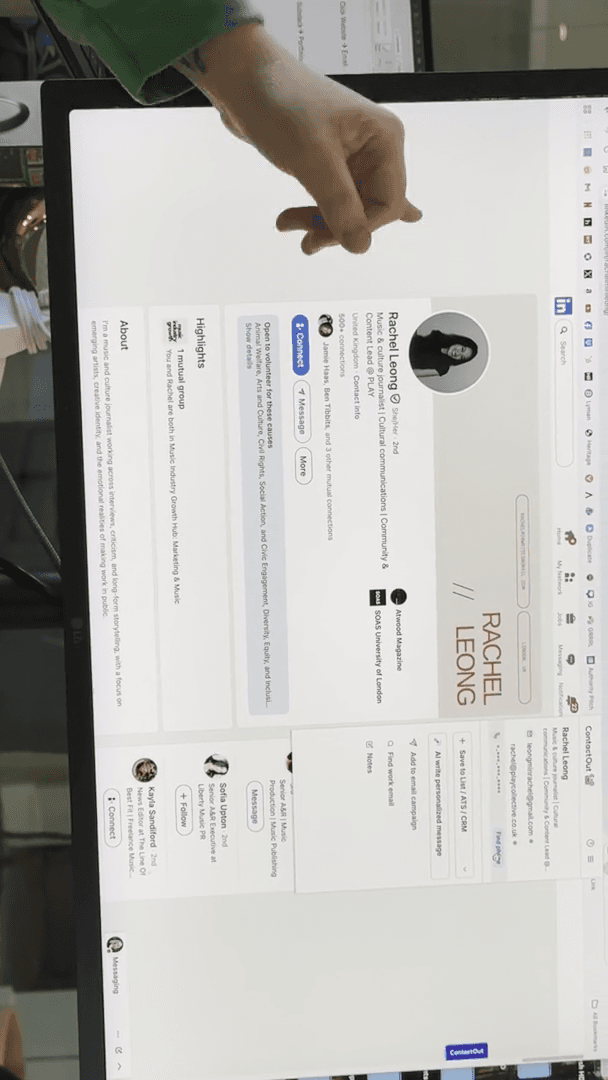 Step #321: Use the ContactOut tool to find email addresses on LinkedIn profiles.