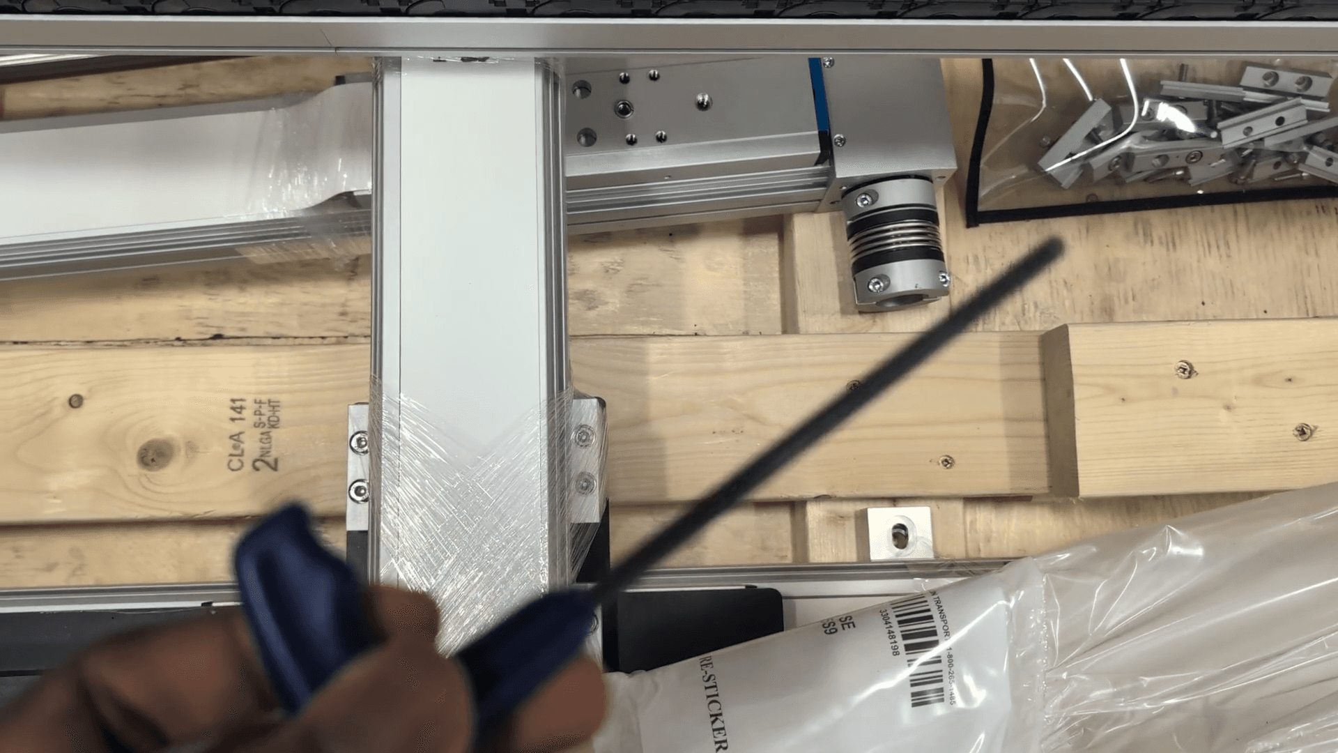 Step #3: Use a hex screw tool to remove the screws.