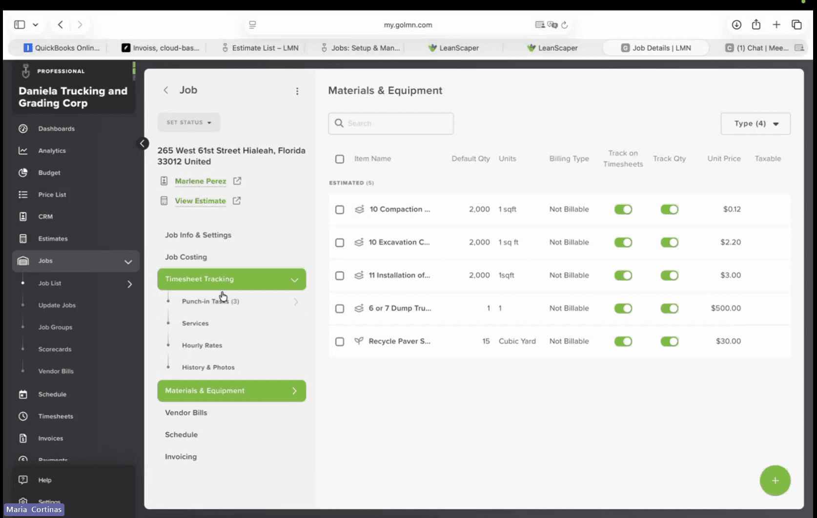 Step #9: Click Timesheet Tracking in the navigation menu.