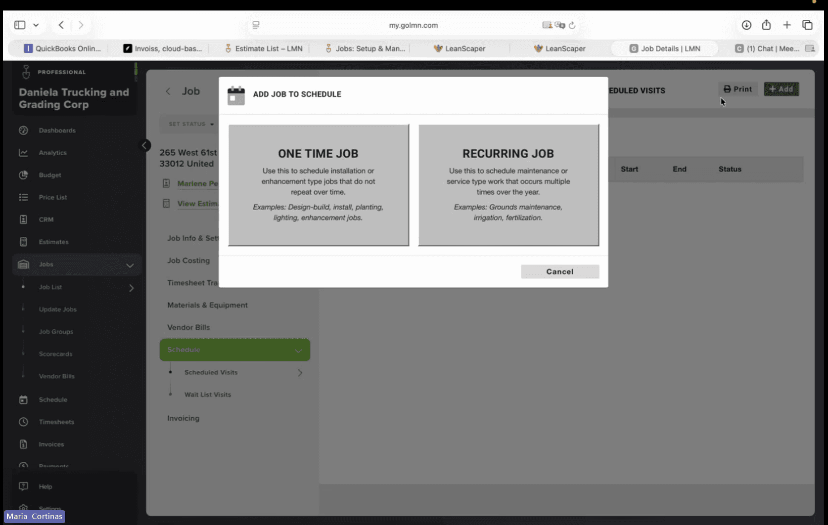 Step #14: Select One Time Job from the scheduling options.