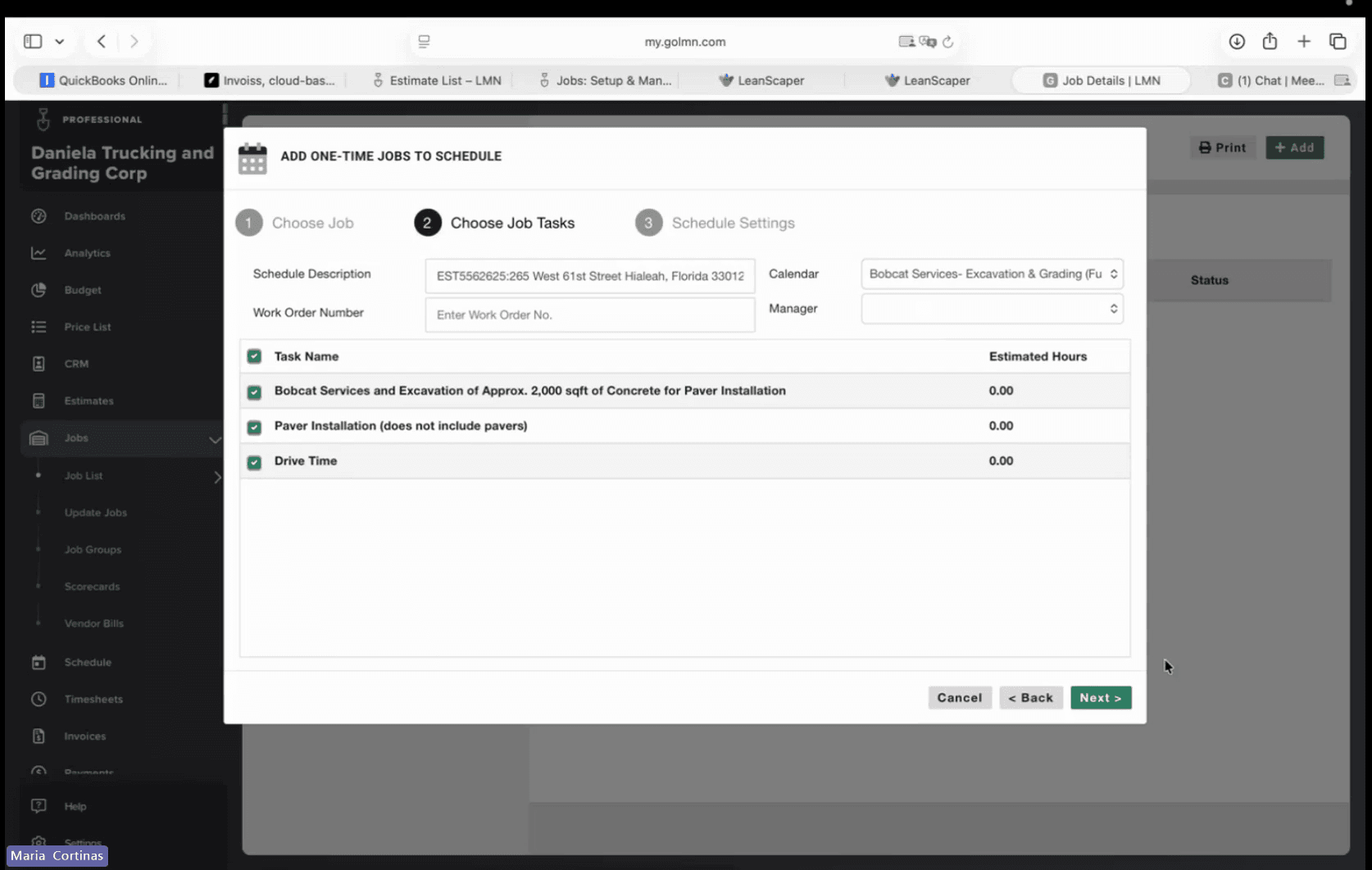 Step #17: Click Next to proceed to Schedule Settings.