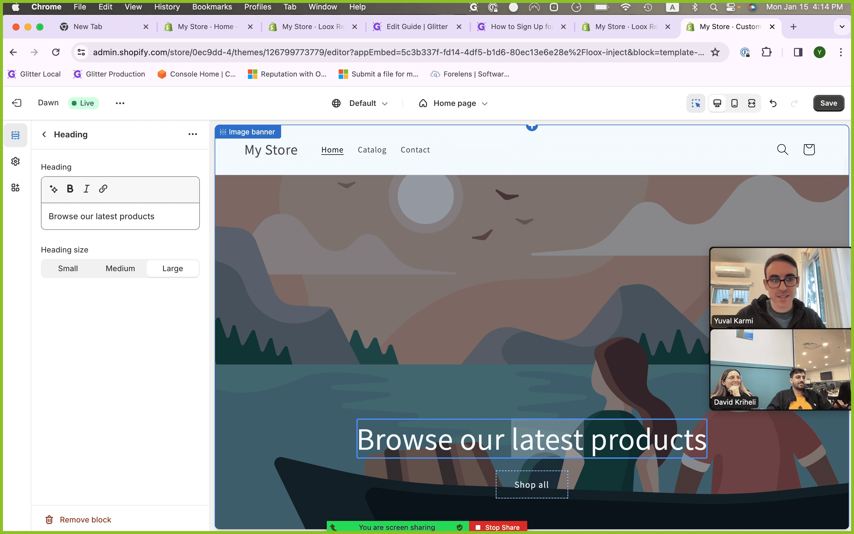 Step #11: Click "e our latest"