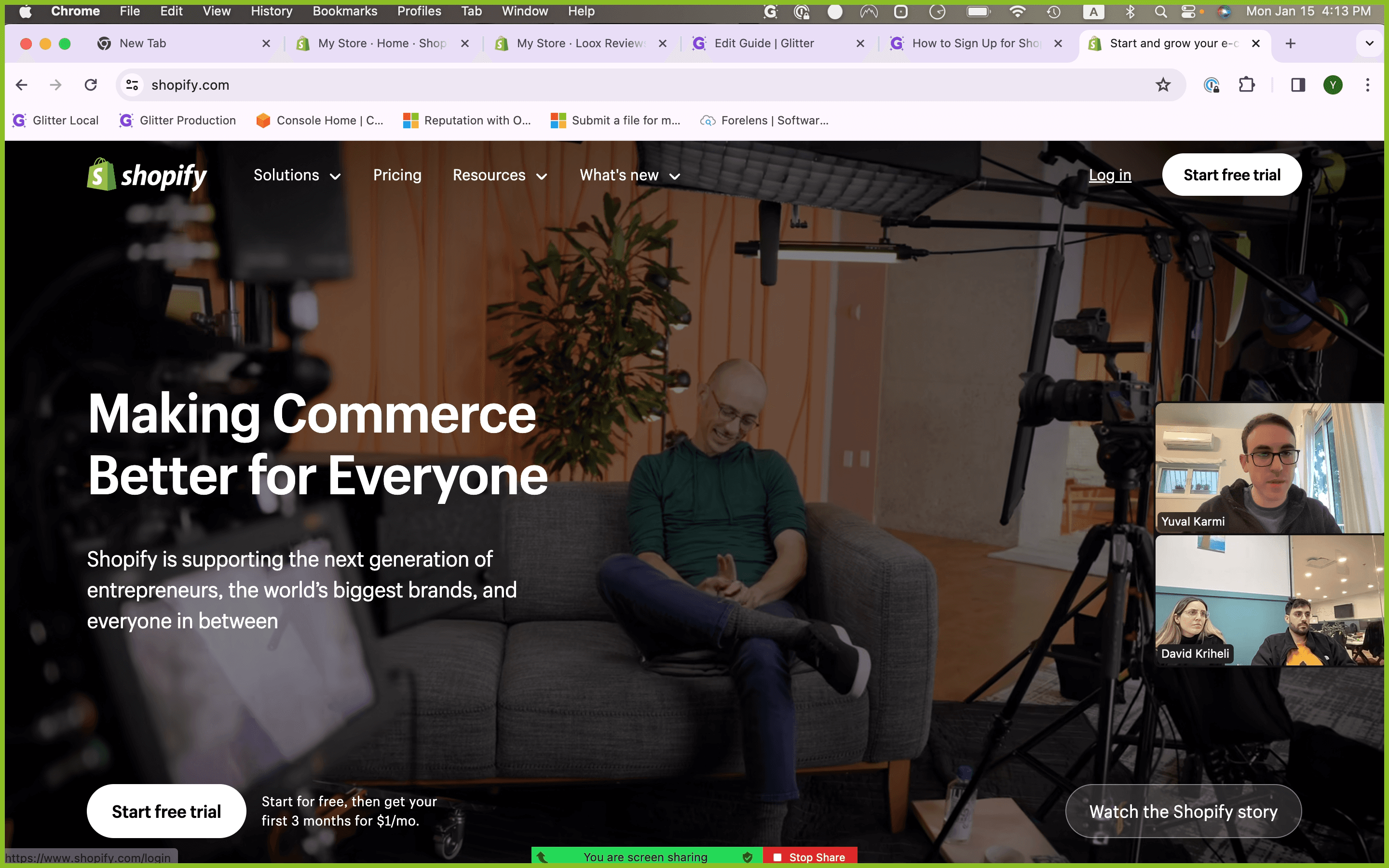 Step #3: Click "Log in"