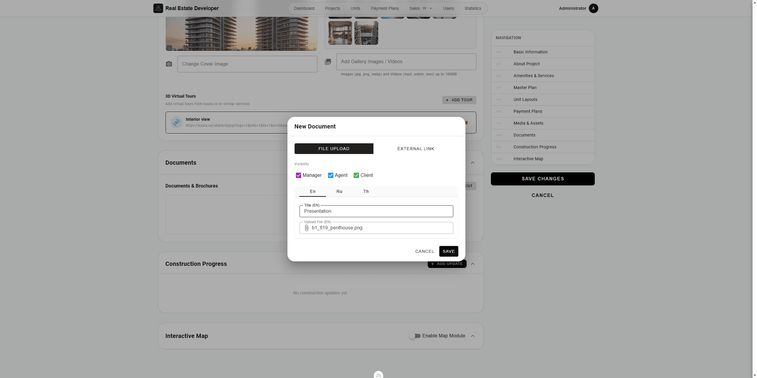 Step #94: Upload your file and click Save.