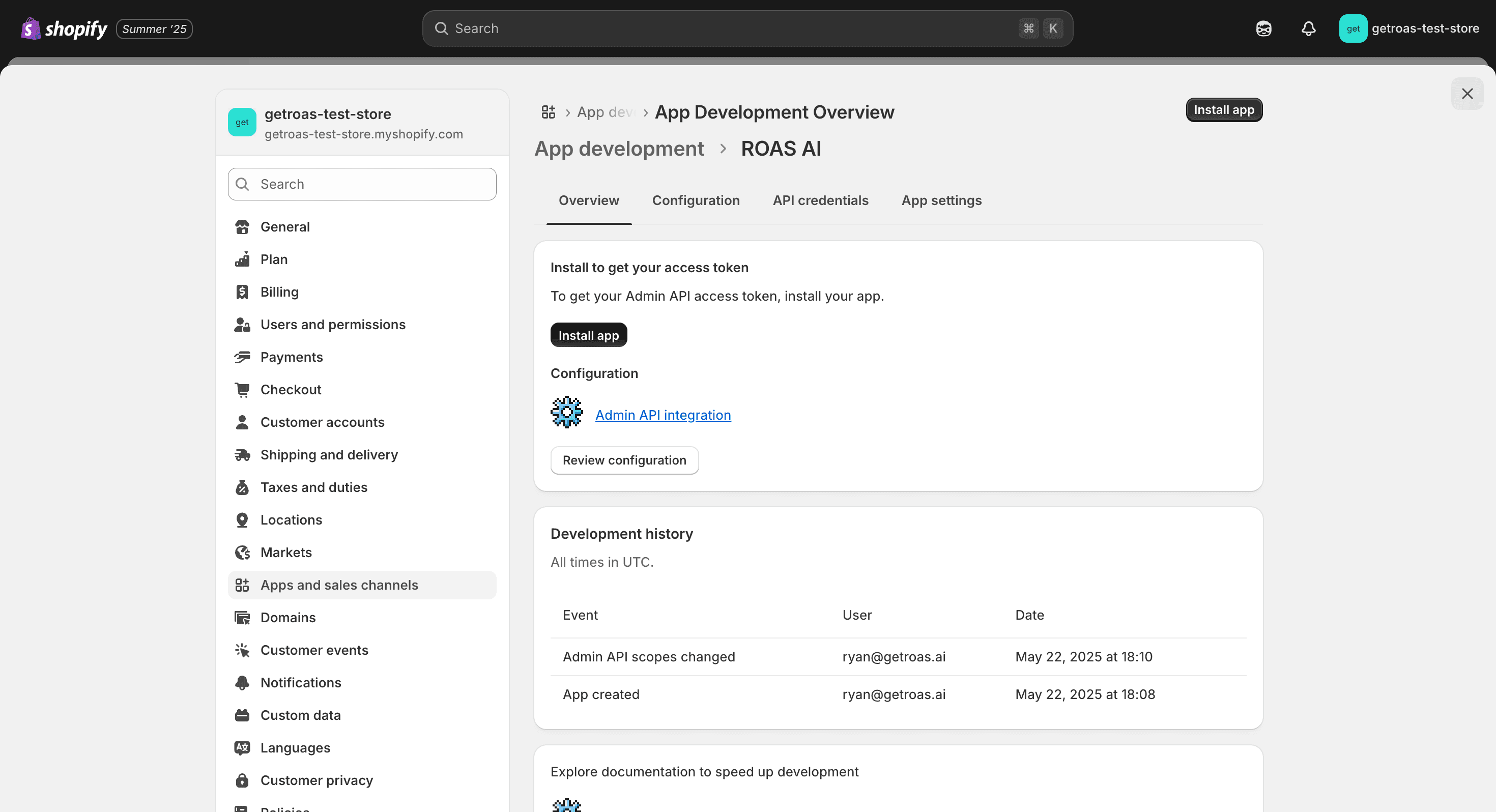 Step #12: Click on "Install app"