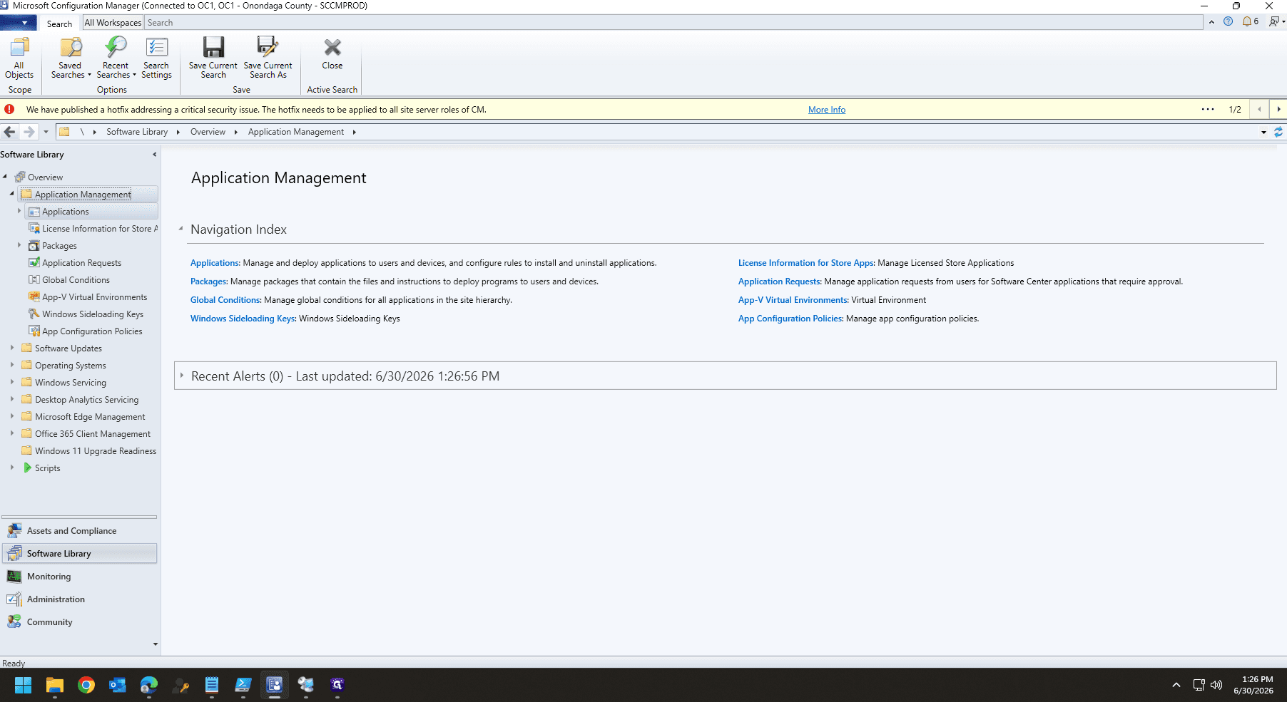 Step #2: Expand Application Management and click on Applications.